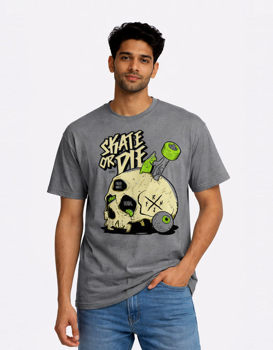 Skate Or Die Printed T-Shirt