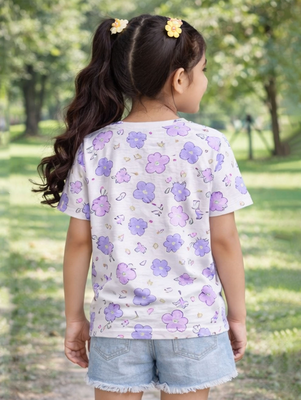 Girl's Printed T-Shirt #106