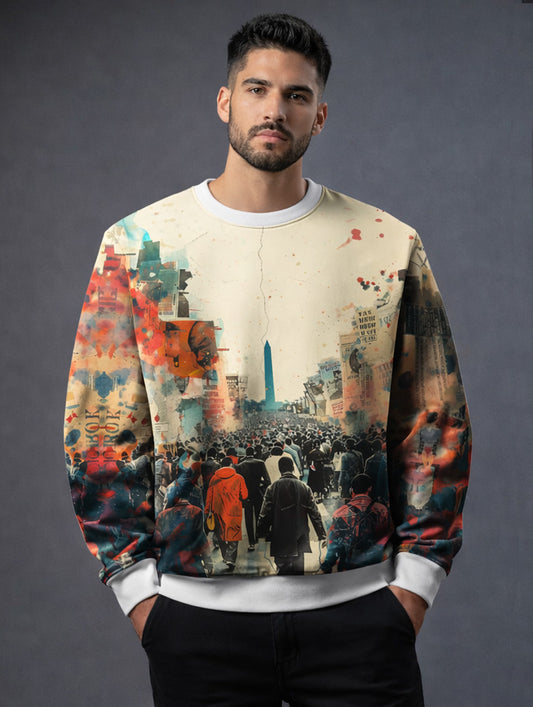Social Justice Printed Sweatshirt