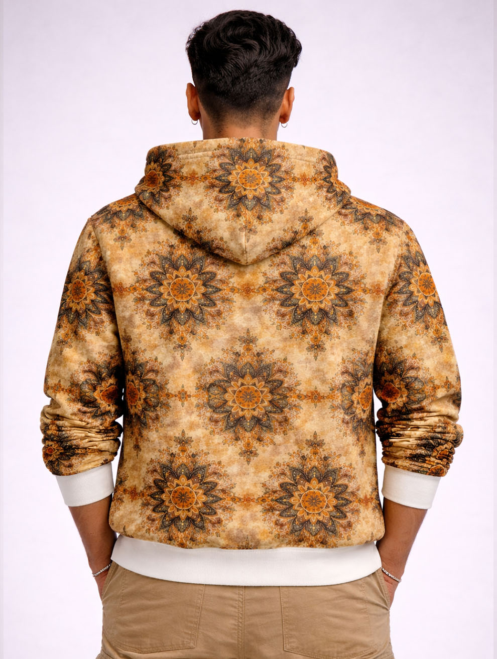 Cultural Ethnic Printed Hoodie