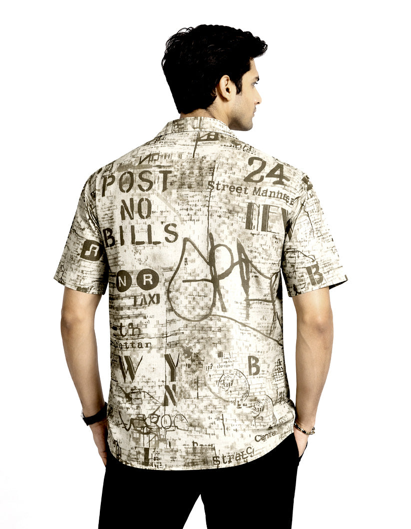 Rokefeller Station Printed Shirt