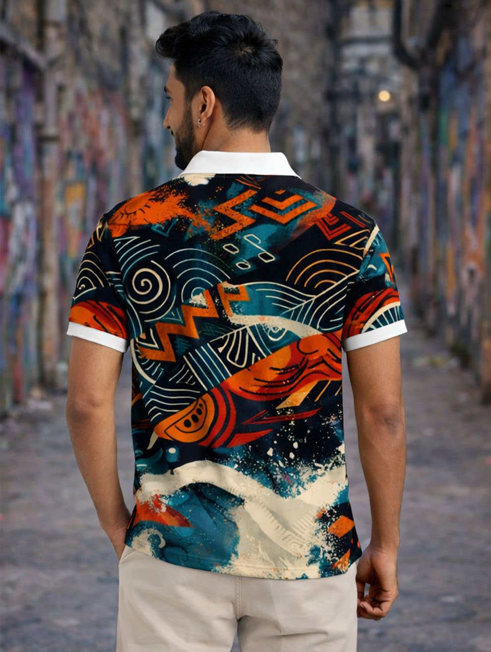 Colorful Art Polo T-Shirt