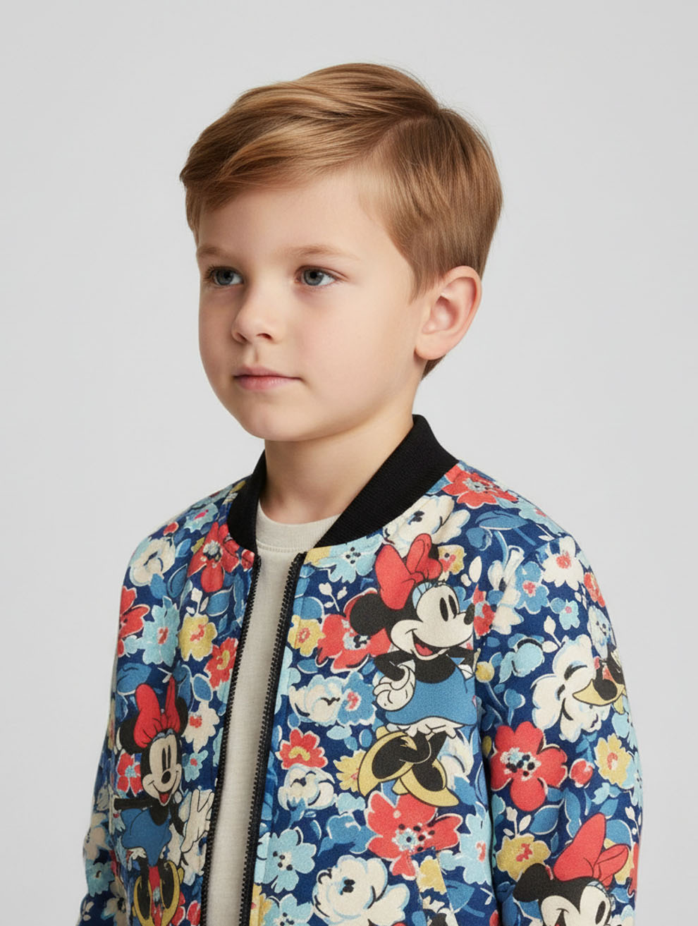 Printed Bomber Jacket #109