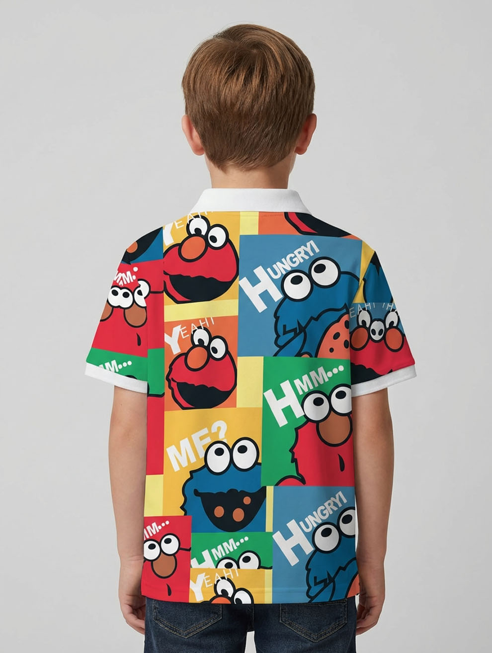 Kids Printed Polo T-Shirt #107