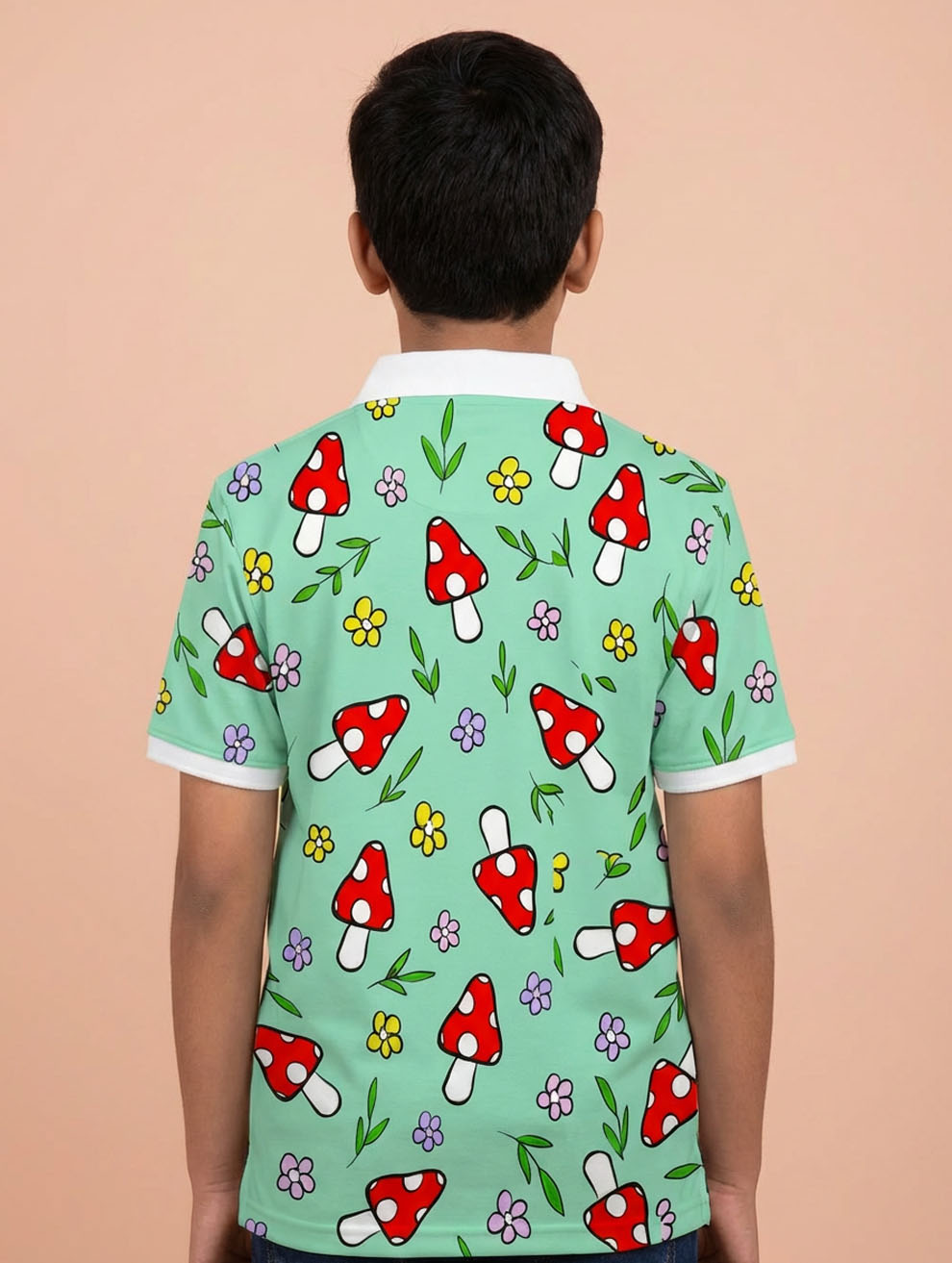 Kids Printed Polo T-Shirt #115