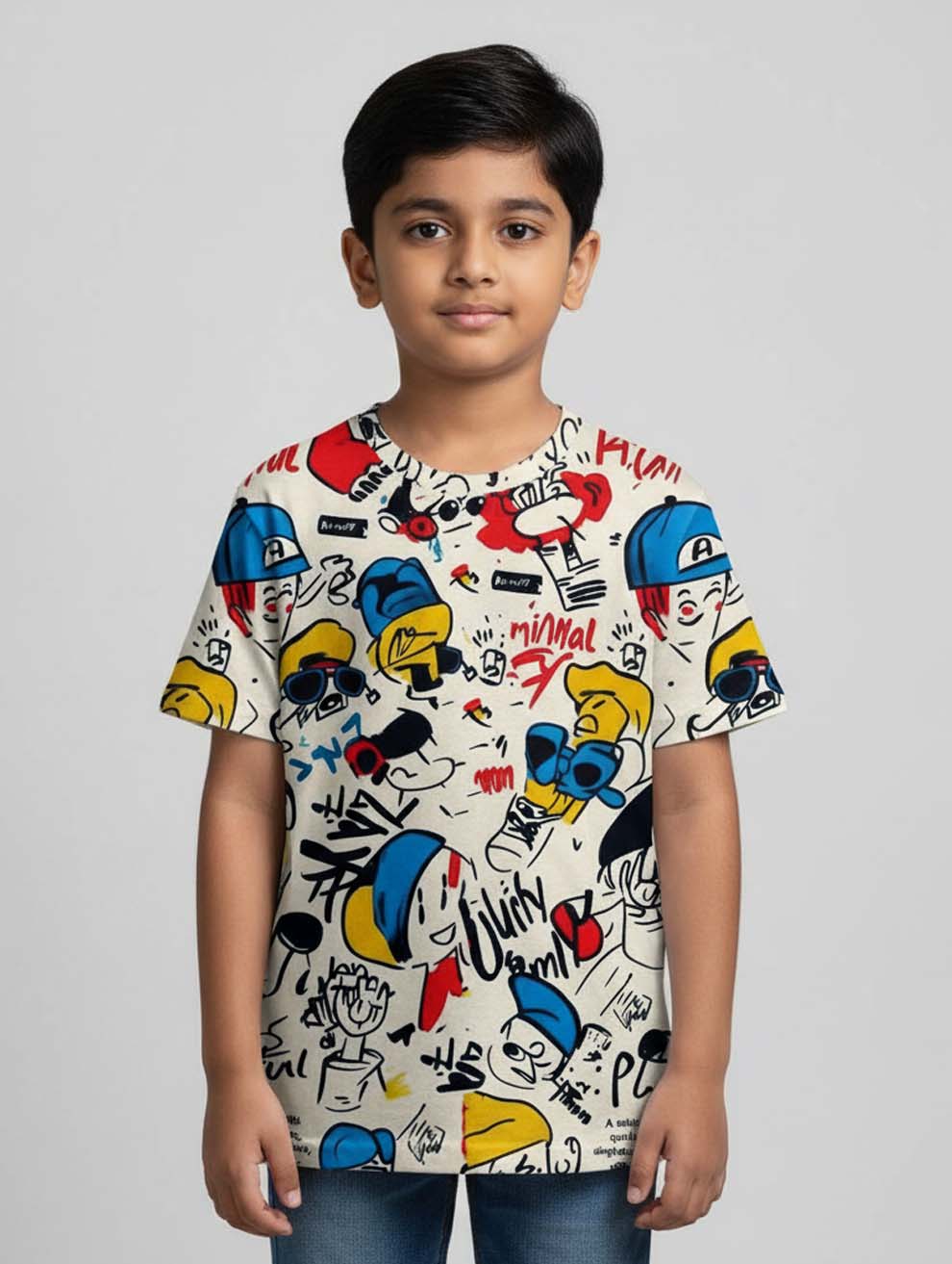 Kids Printed T-Shirt #117