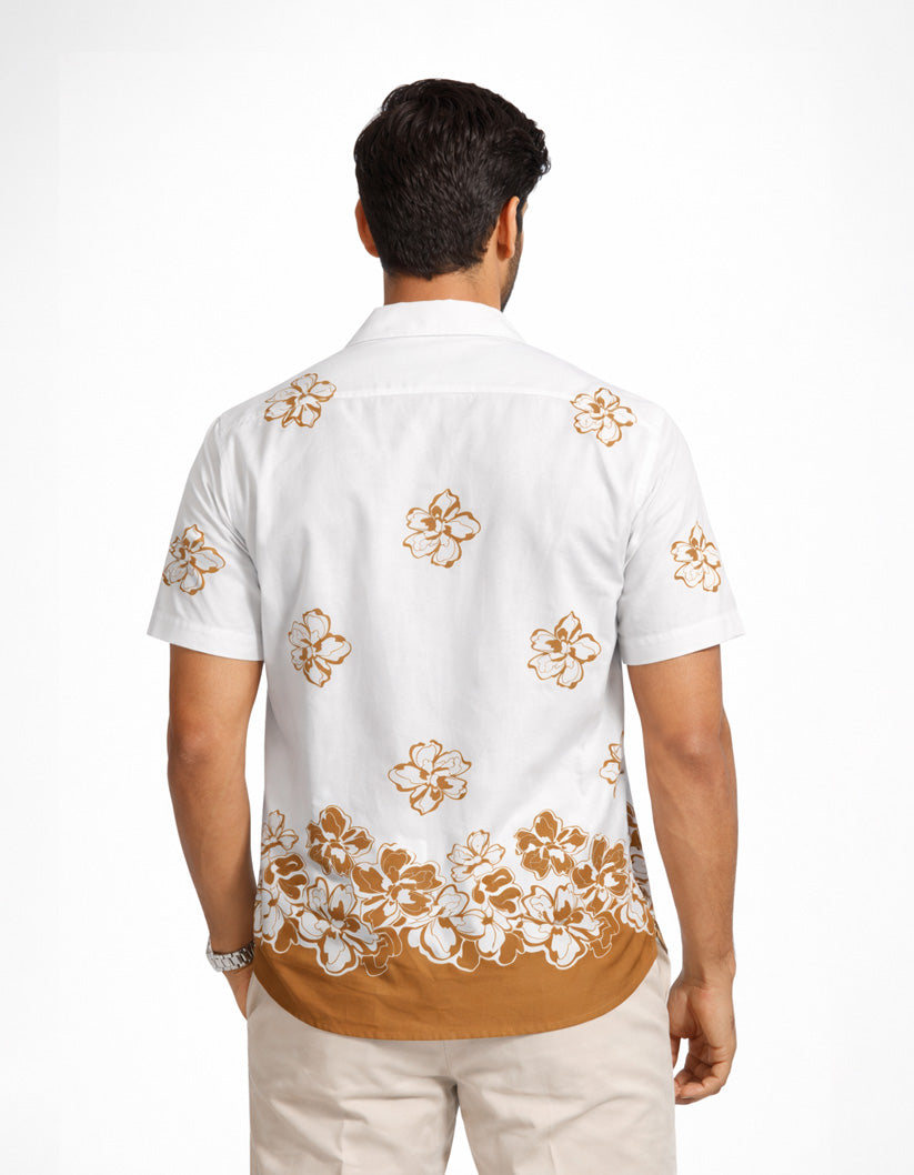 Hibiscus Flower Pattern Shirt