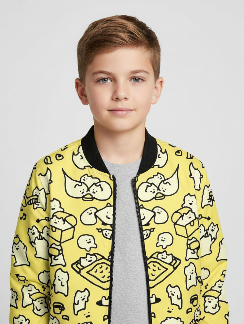Printed Bomber Jacket #114