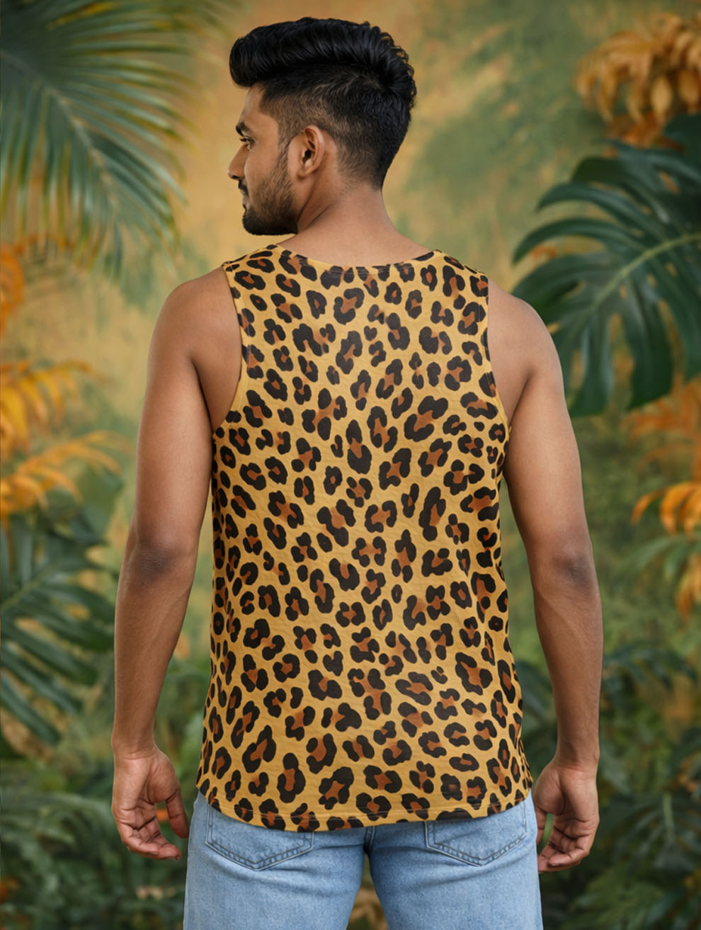 Tiger Skin Print Sando