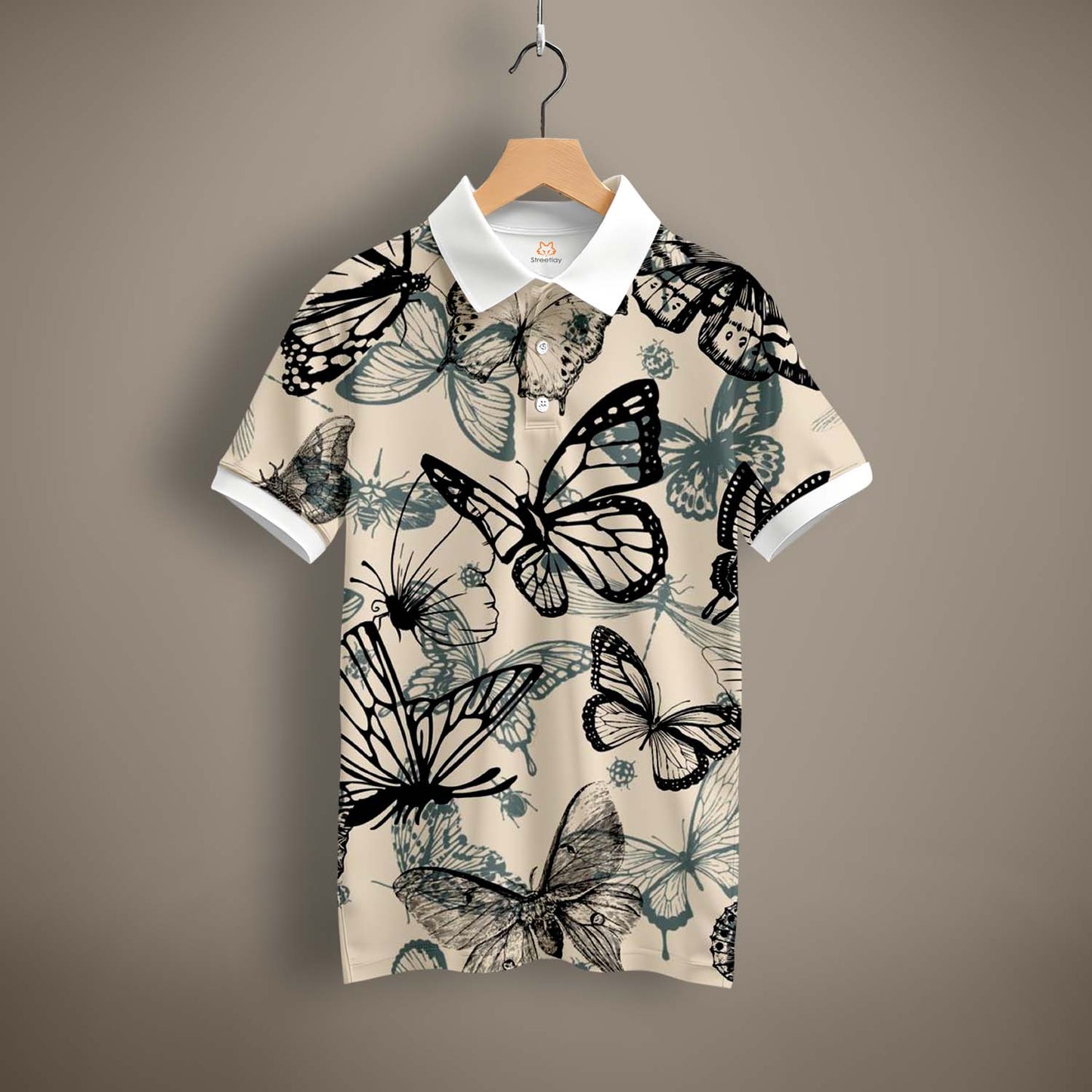 Butterfly Polo T-Shirt