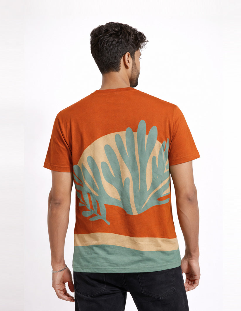 Tiger Art Printed T-Shirt