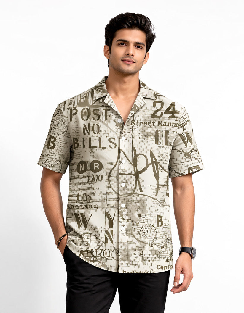 Rokefeller Station Printed Shirt