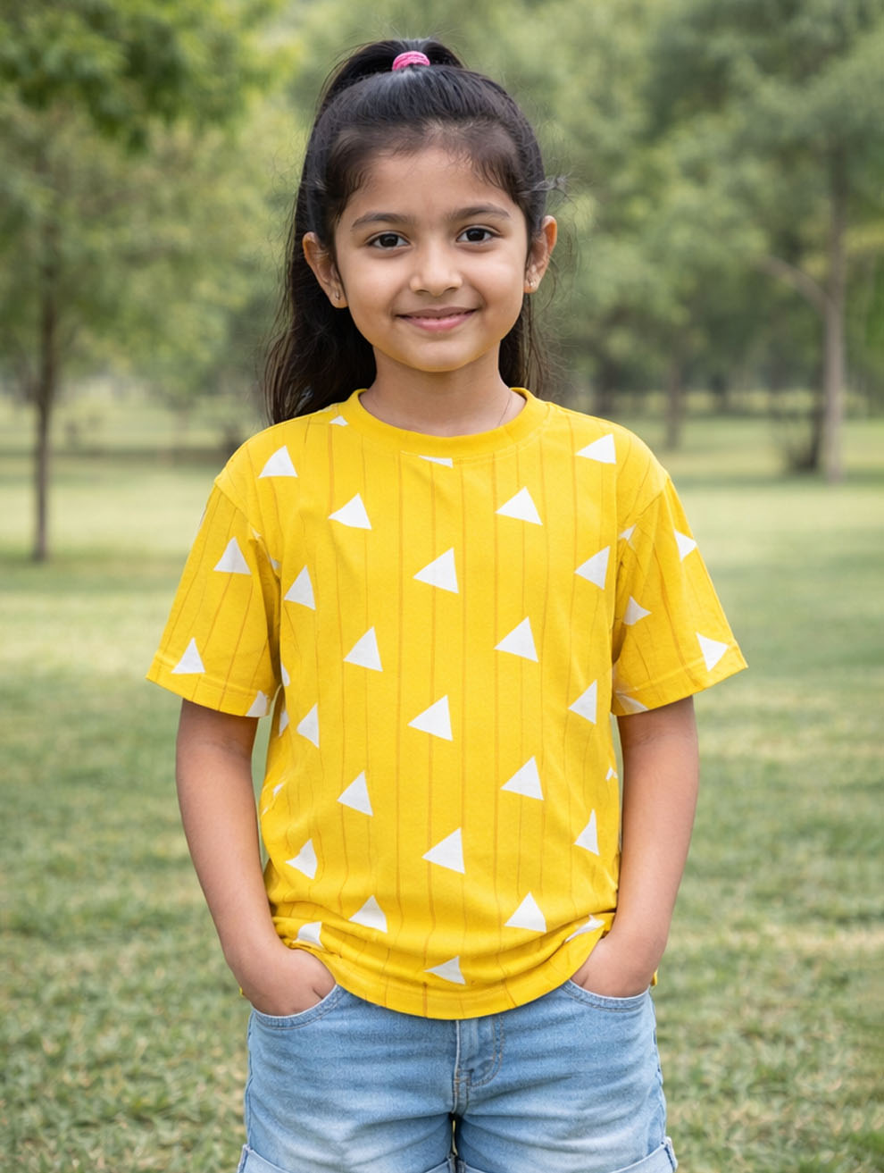 Girl's Printed T-Shirt #109