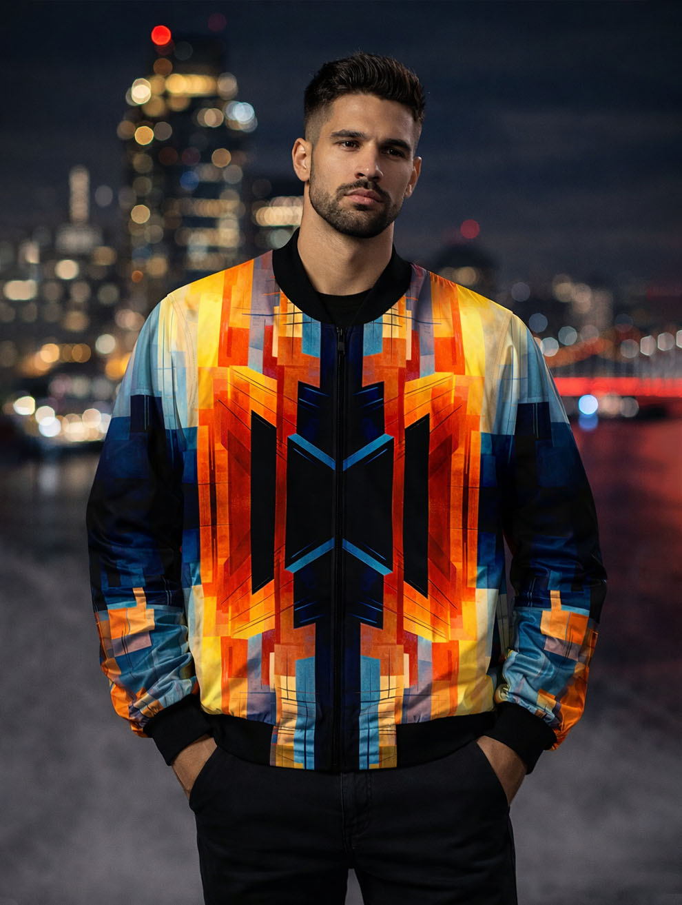 Men's Bomber Jacket #BOMJ001