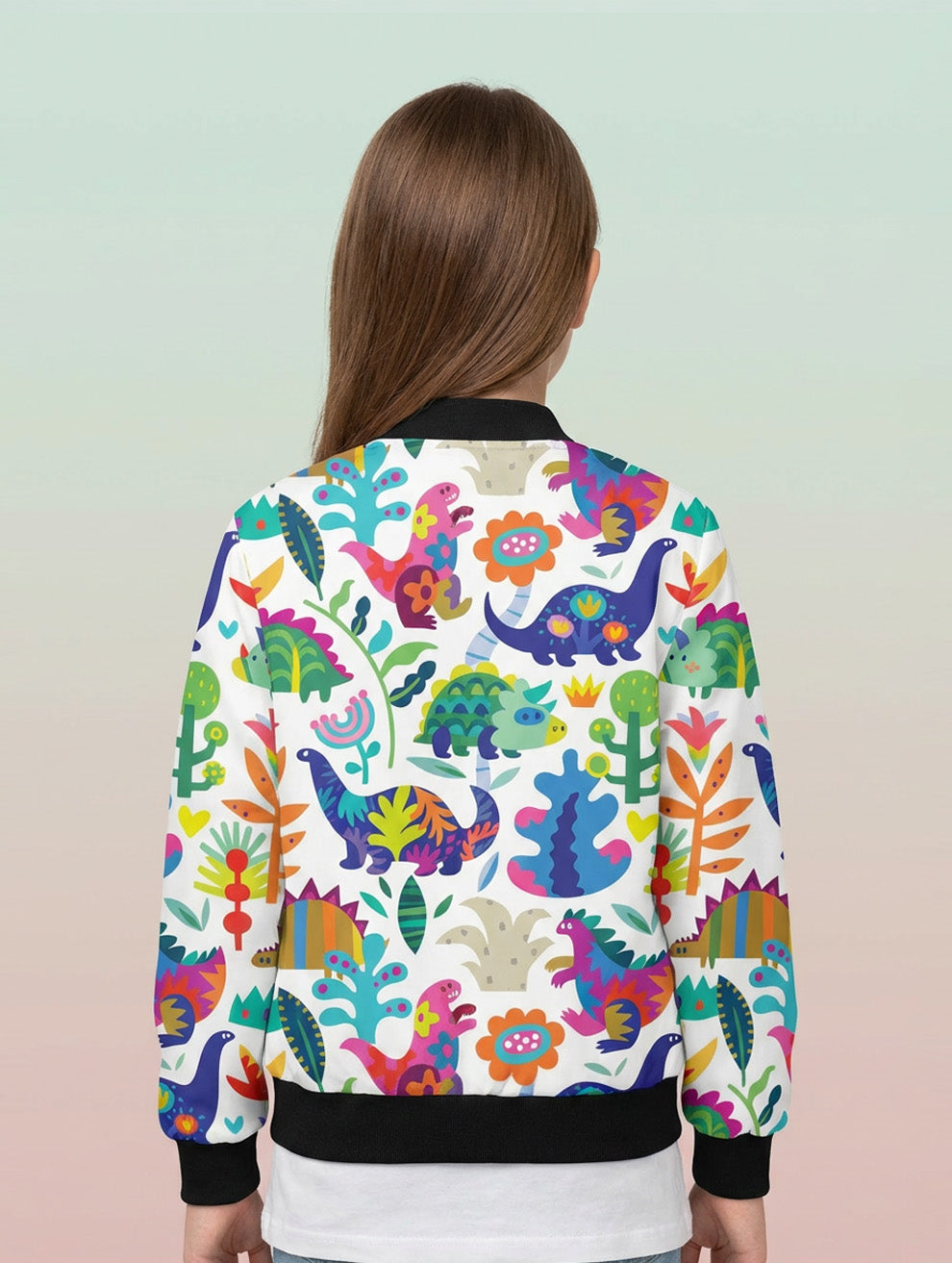Printed Bomber Jacket #116