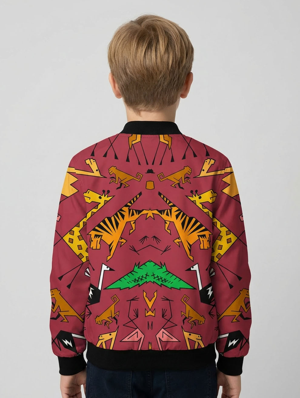 Printed Bomber Jacket #104