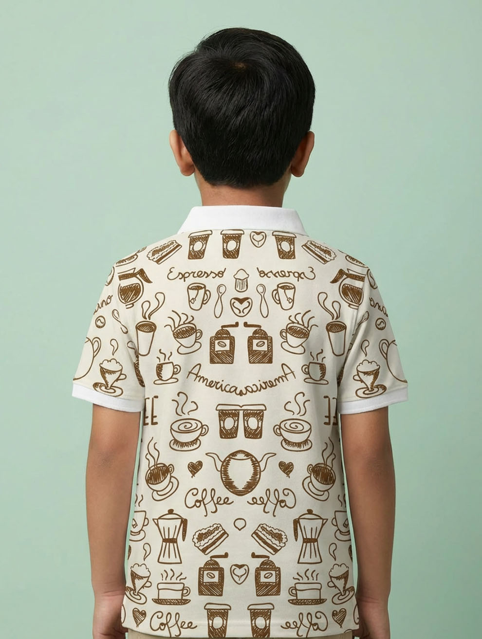 Kids Printed Polo T-Shirt #101