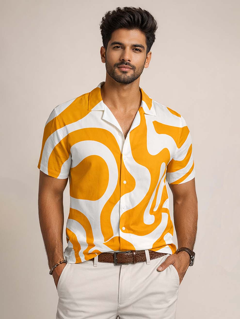 Yellow Liner Shirt