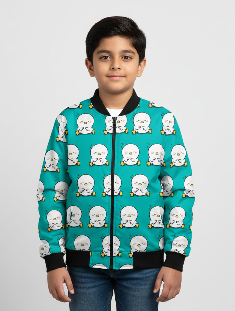 Printed Bomber Jacket #110