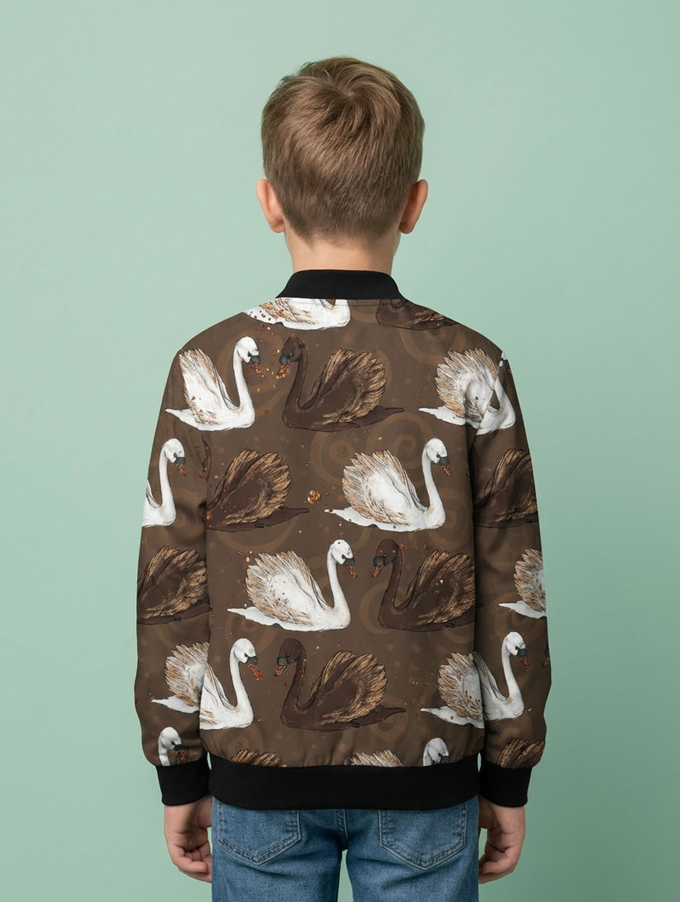Printed Bomber Jacket #103