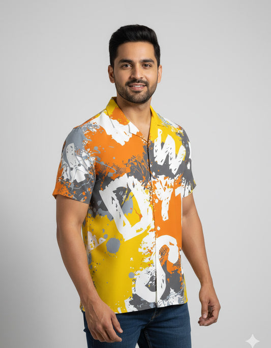 Colorful Alpha Printed Shirt