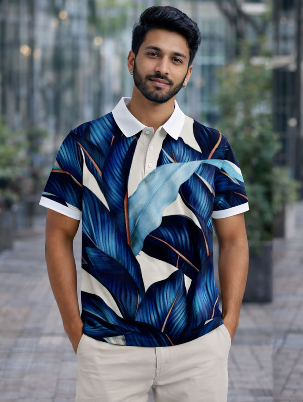 Long Leaf Polo T-Shirt
