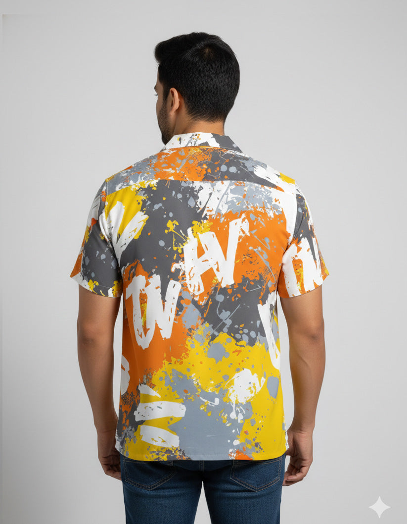 Colorful Alpha Printed Shirt