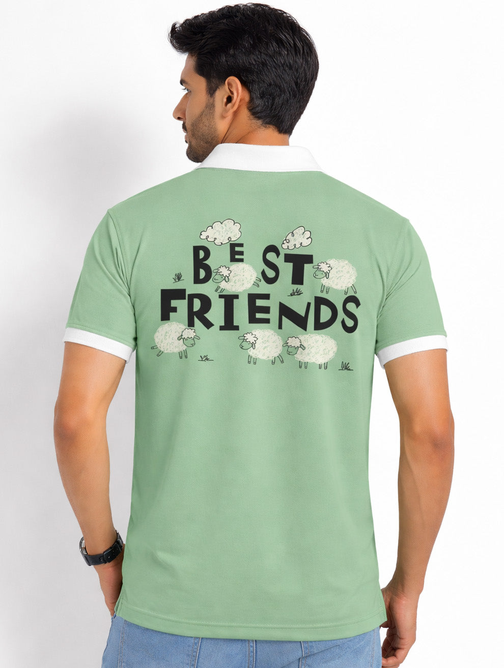 Best Friends Printed Polo