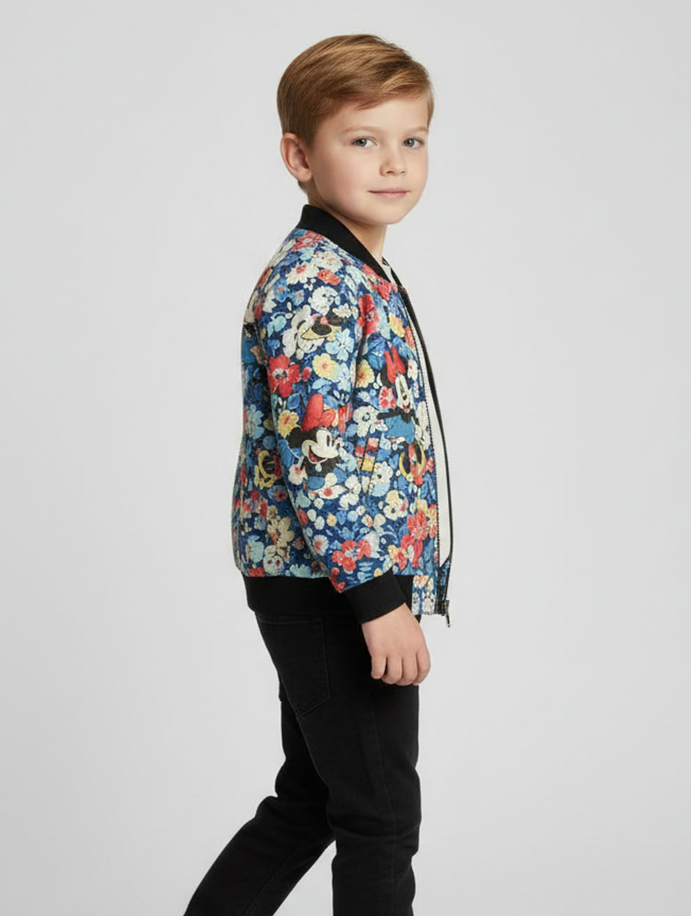 Printed Bomber Jacket #109