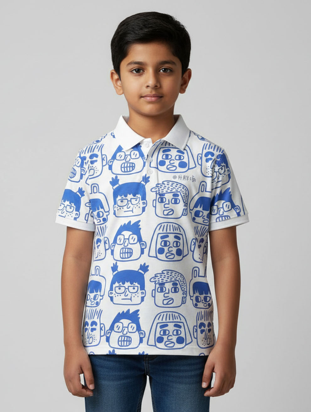 Kids Printed Polo T-Shirt #106