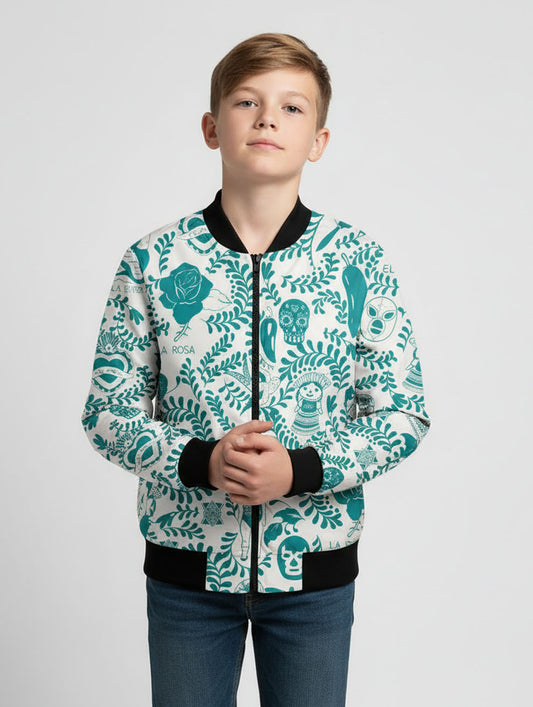 Printed Bomber Jacket #113