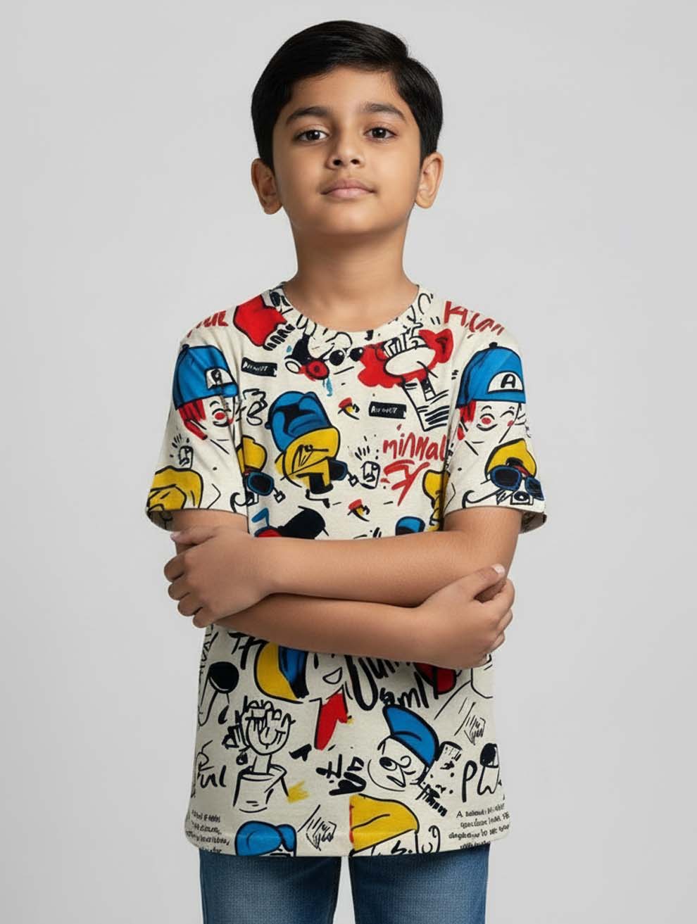 Kids Printed T-Shirt #117