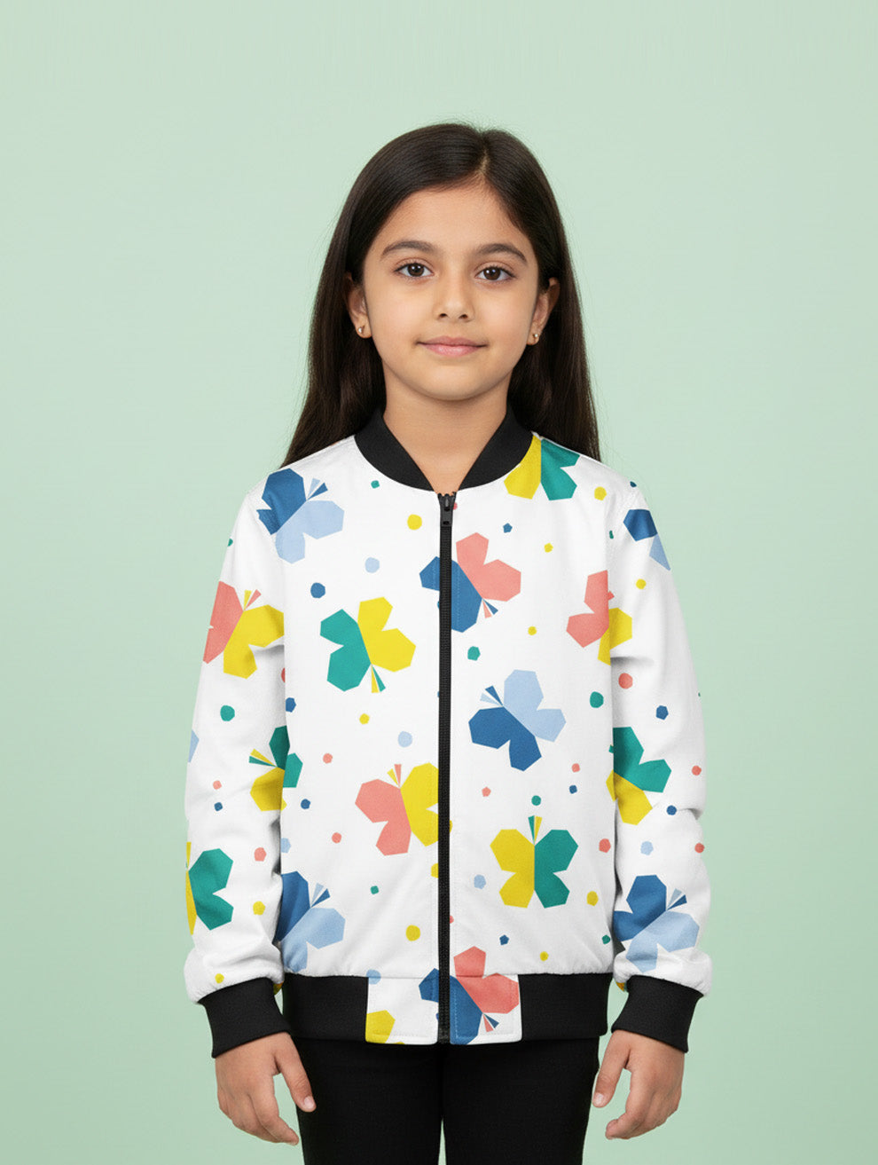 Printed Bomber Jacket #117