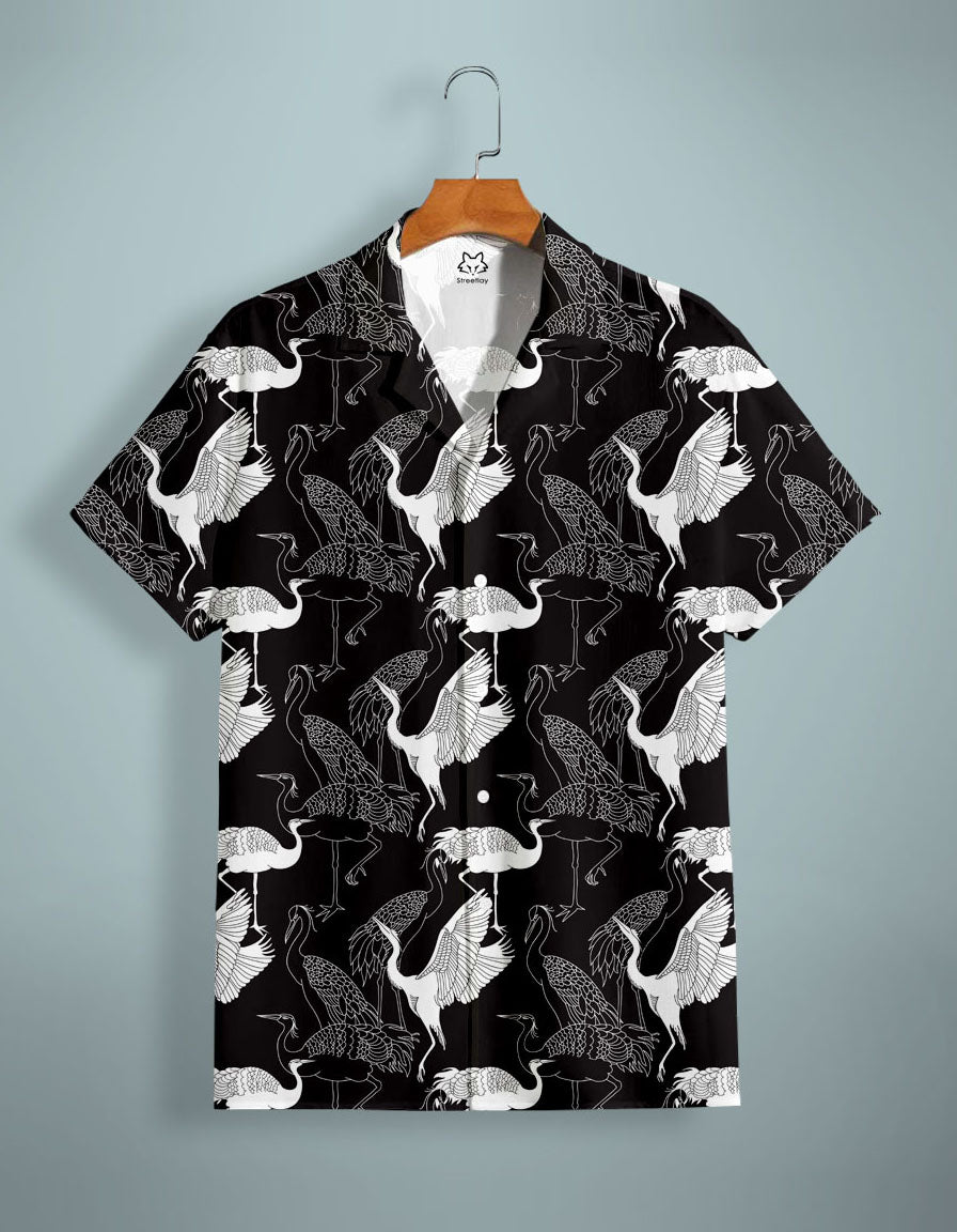 Black & White Bird Shirt