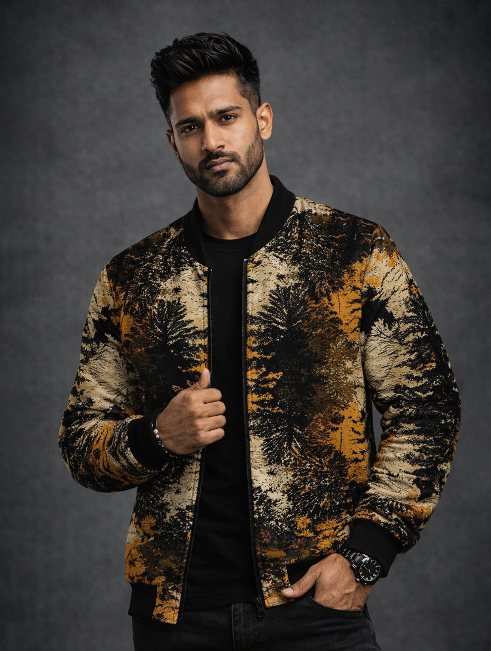 Men's Bomber Jacket #BOMJ002