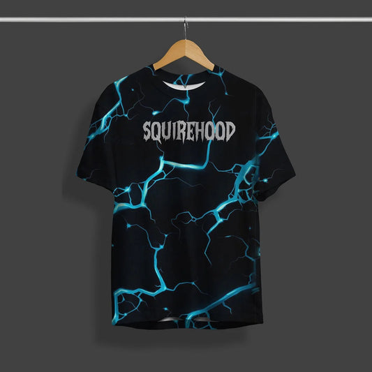 Vintage Lightning Men's Printed T-Shirt