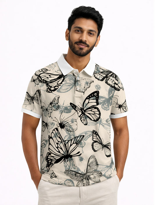Butterfly Polo T-Shirt