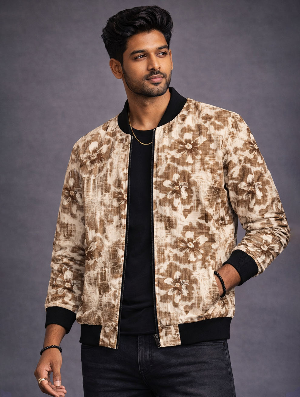 Men's Bomber Jacket #BOMJ003