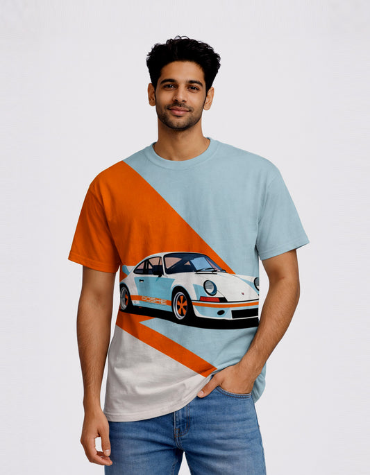 Retro Car Printed T-Shirt