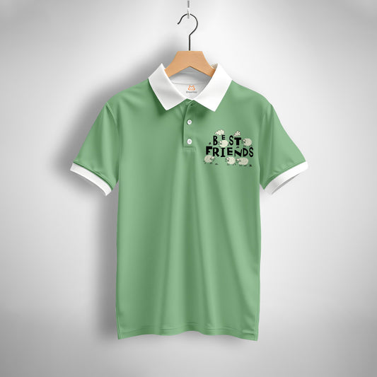 Best Friends Printed Polo