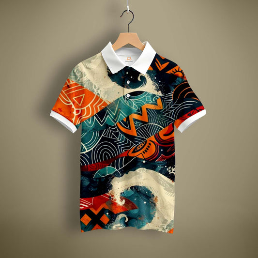 Colorful Art Polo T-Shirt