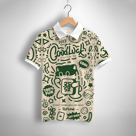 Good Luck Printed Polo