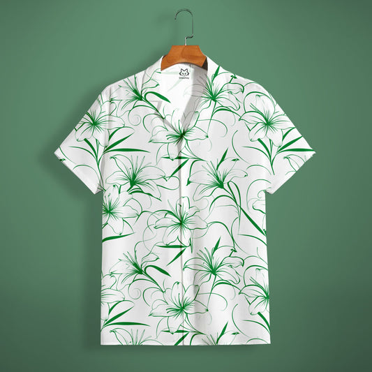 Green Floral Shirt