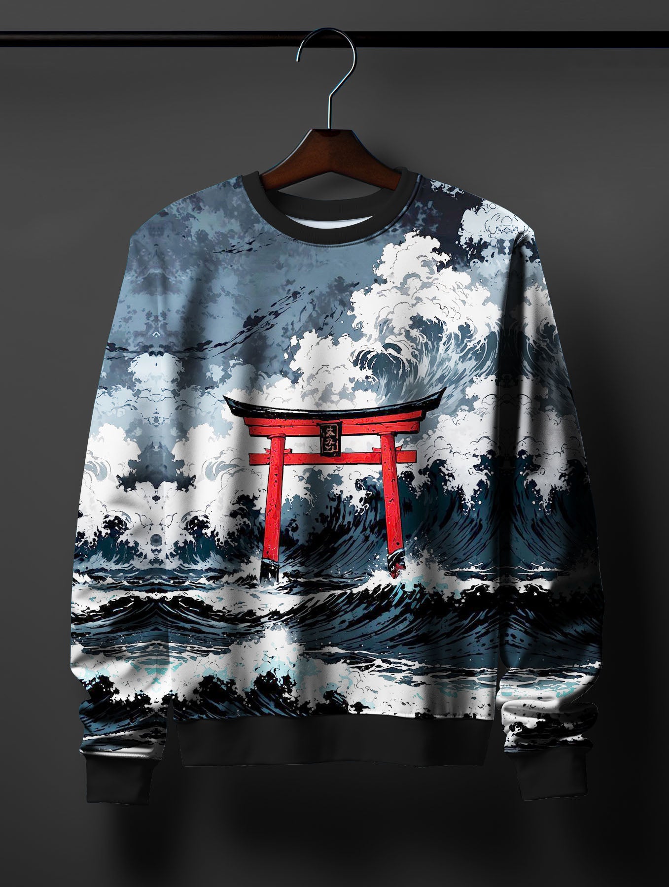 Japanese Aesthetic Print Sweatshirt