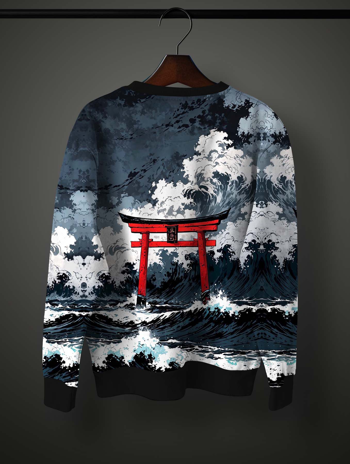 Japanese Aesthetic Print Sweatshirt