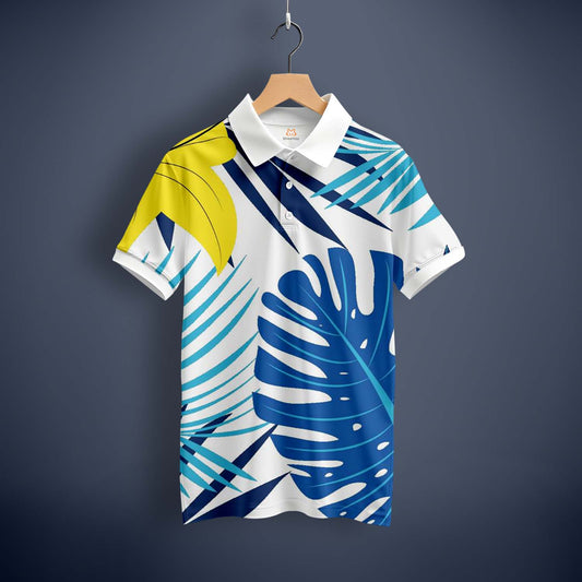 Palm leaf Polo T-Shirt