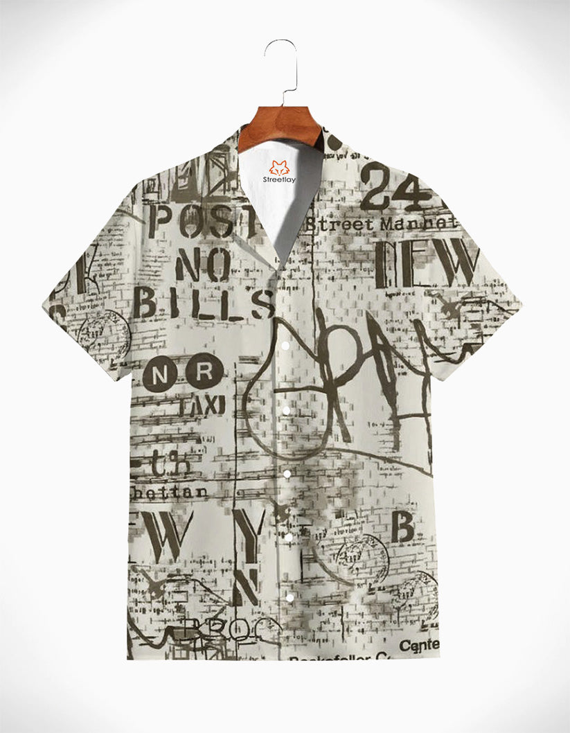 Rokefeller Station Printed Shirt