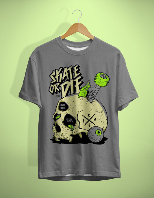 Skate Or Die Printed T-Shirt