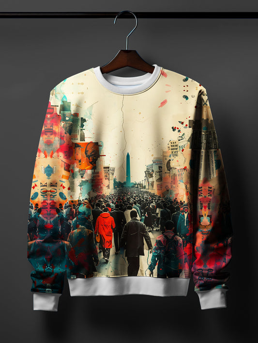 Social Justice Printed Sweatshirt