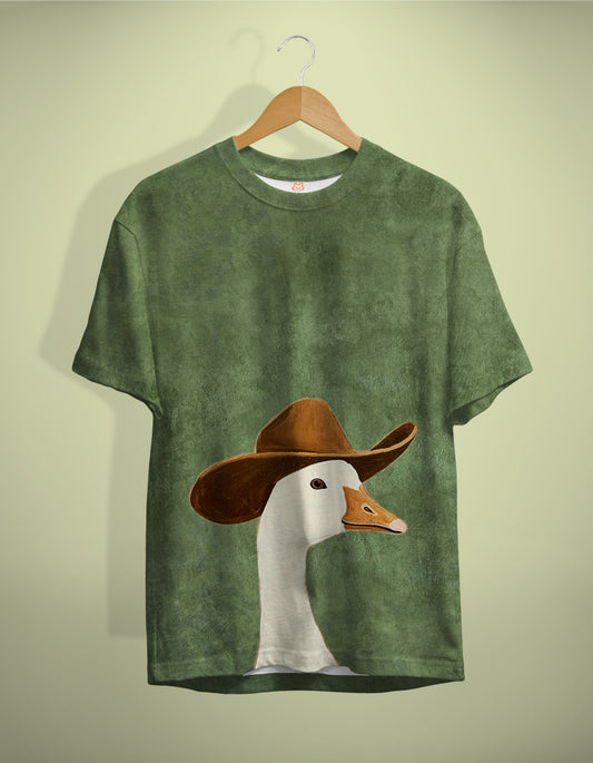 Swan Print T-Shirt